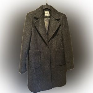 Sam Edelman black single breasted blazer coat X-Large